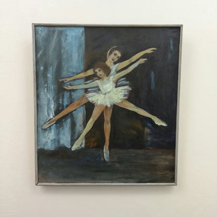 Refined Figurative Oil Painting "Ballet Dancers" Handcrafted Artwork Holland Art Shop