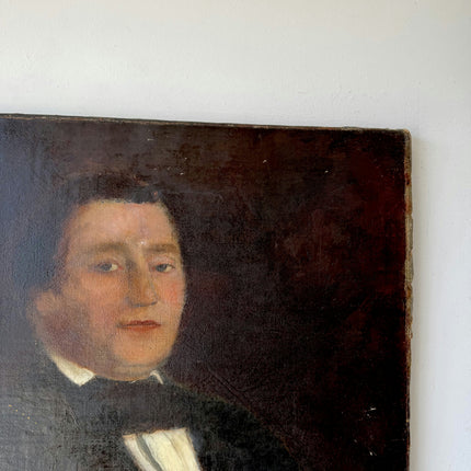 Classic Oil Painting Portrait "Dapper Gentleman" Traditional Belgique Artwork Holland Art Shop