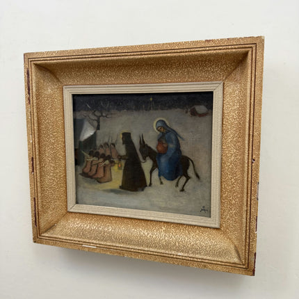 Classic Religious  Oil Painting "Woman Camel" Refined Artwork Holland Art Shop