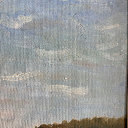 Authentic Landscape Oil Painting "Golden Waves" Classic French Art Holland Art Shop
