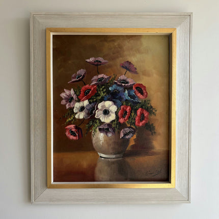 Traditional Floral Still Life Oil Painting "Flower Vase" Handcrafted Artwork Holland Art Shop