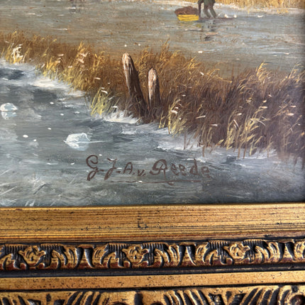 Traditional Winter Landscape Oil Painting "Framed Painting" Timeless Art Holland Art Shop