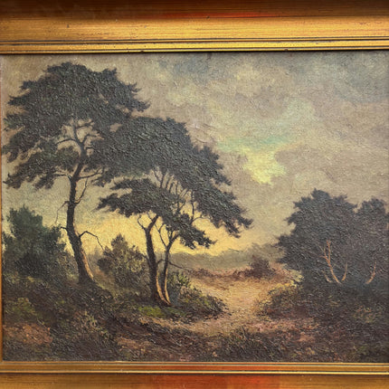 Rustic Scenery Oil Painting "Pine Trees" Authentic Art Holland Art Shop