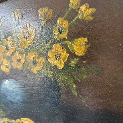 Traditional Flowery Still Life Oil Painting "Yellow Flowers" Elegant Art Holland Art Shop