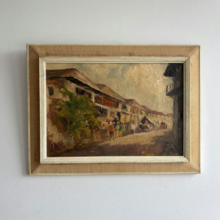 Traditional Cityscape Oil Painting "Framed Painting" Elegant Artwork Holland Art Shop