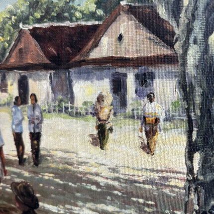 Detailed Landscape Oil Painting "Ancient Tree" Handcrafted Artwork Holland Art Shop