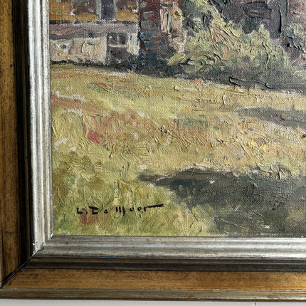 Refined Scenery Oil Painting "Overgrown Ruin" Authentic Large Art Holland Art Shop