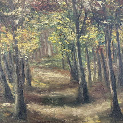 Detailed Landscape Oil Painting "Autumn Path" Classic Artwork Holland Art Shop