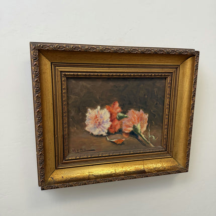Elegant Floral Still Life Oil Painting "Peony Bouquet" Timeless Art Holland Art Shop