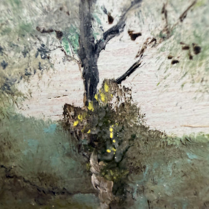 Traditional Landscape Oil Painting "Ornate Frame" Expressive Small Art Holland Art Shop