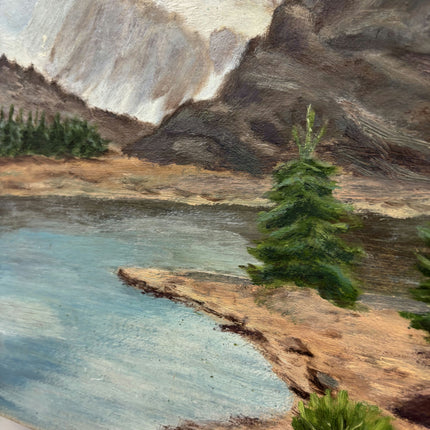 Timeless Landscape Oil Painting "Snowy Mountain" Expressive Artwork Holland Art Shop