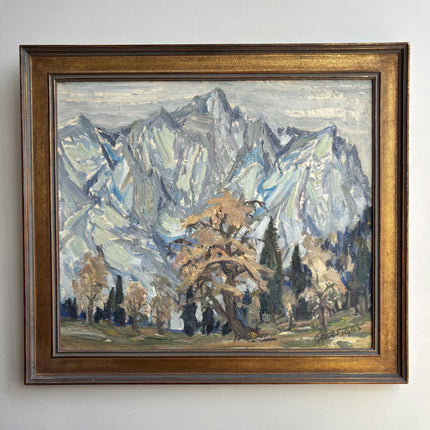 Classic Landscape Oil Painting "Snowy Mountains" Traditional Large Art Holland Art Shop