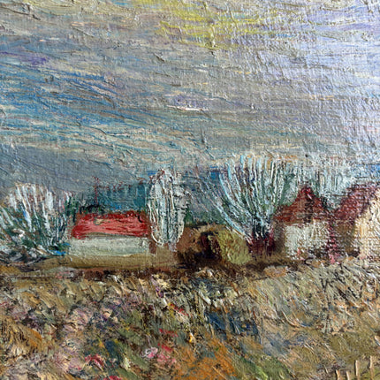Expressive Landscape Oil Painting "Framed Painting" Detailed Art Holland Art Shop