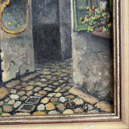 Original Cityscape Oil Painting "Arched Doorway" Timeless Art Holland Art Shop