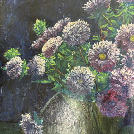 Classic Floral Still Life Oil Painting "Aster Bouquet" Timeless Artwork Holland Art Shop