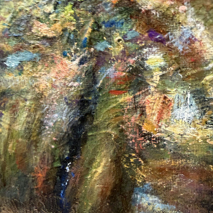 Elegant Landscape Oil Painting "Tall Trees" Handcrafted Art Holland Art Shop