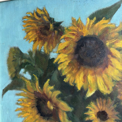 Classic Floral Still Life Oil Painting "Sunflower Bouquet" Refined Artwork Holland Art Shop