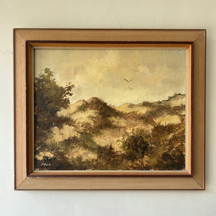 Original Landscape Oil Painting "Framed Painting" Expressive Small Artwork Holland Art Shop