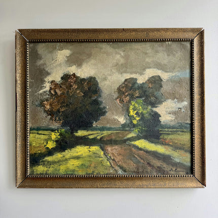 Traditional Landscape Oil Painting "Lonely Tree" Classic Artwork Holland Art Shop