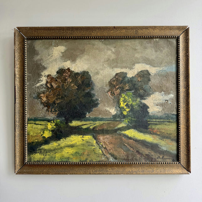 Traditional Landscape Oil Painting "Lonely Tree" Classic Artwork Holland Art Shop