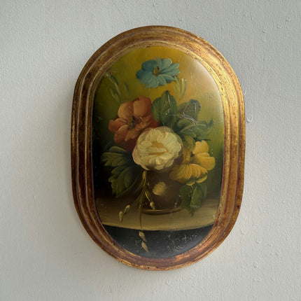 Classic Floral Still Life Oil Painting "Painted Bouquet" Original Small Art Holland Art Shop
