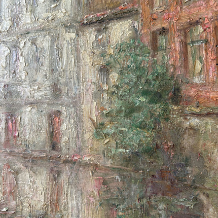 Handcrafted Cityscape Oil Painting "Framed Painting" Elegant Artwork Holland Art Shop