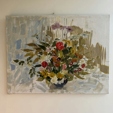 Elegant Floral Still Life Oil Painting "Flower Bouquet" Classic Large Art Holland Art Shop