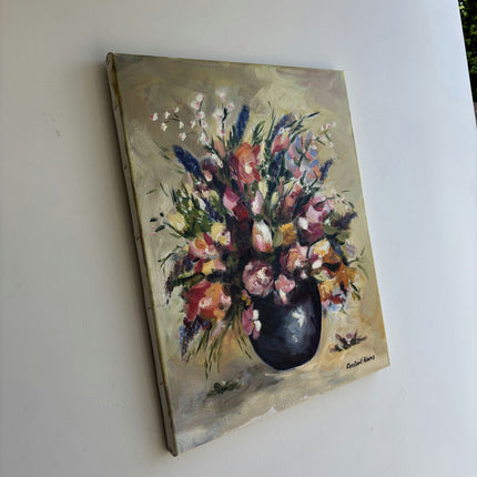 Timeless Floral Still Life Oil Painting "Floral Vase" Traditional Artwork Holland Art Shop
