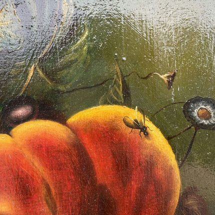 Handcrafted Still Life Oil Painting "Peach Fruit" Original Art Holland Art Shop