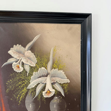 Refined Oil Painting Flowery Still Life "Orchid Arrangement" Medium Artwork Holland Art Shop