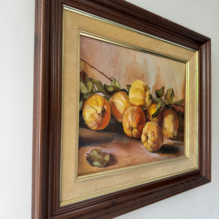 Expressive Still Life Oil Painting "Quince Cluster" Detailed Art Holland Art Shop