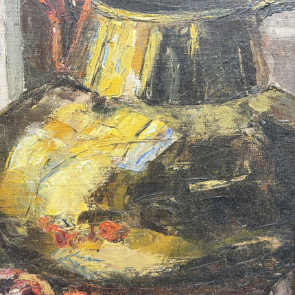 1932 Still Life Oil Painting "Brass Pitcher" Art Holland Art Shop