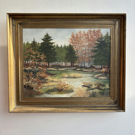 Elegant Landscape Oil Painting "Autumn Trees" Classic Artwork Holland Art Shop