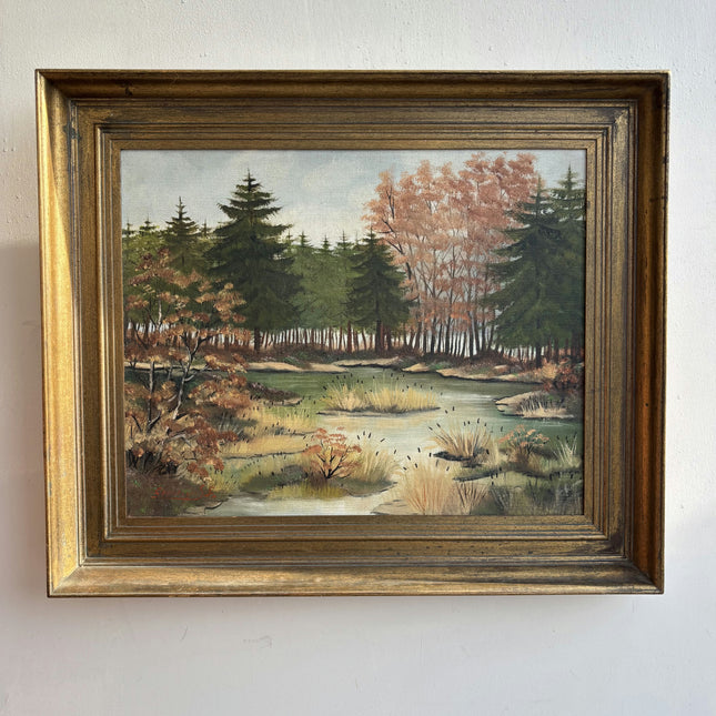 Elegant Landscape Oil Painting "Autumn Trees" Classic Artwork Holland Art Shop