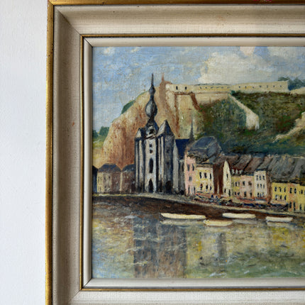 Striking Oil Painting Cityscape "Church Spire" Intriguing Medium Artwork Holland Art Shop