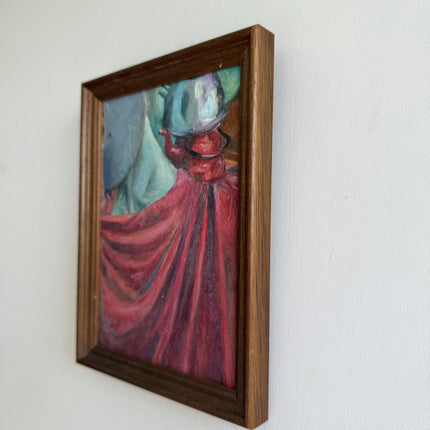 Detailed Still Life Oil Painting "Red Drapery" Authentic Dutch Art Holland Art Shop