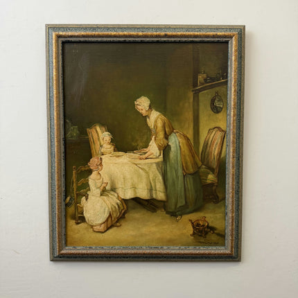 Refined Interior Oil Painting "Stretched Canvas" Traditional Artwork Holland Art Shop