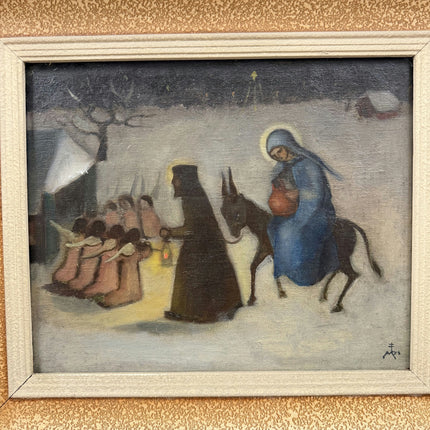 Classic Religious  Oil Painting "Woman Camel" Refined Artwork Holland Art Shop