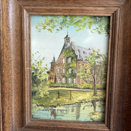 Handcrafted Landscape Oil Painting "Framed Painting" Authentic Small Artwork Holland Art Shop