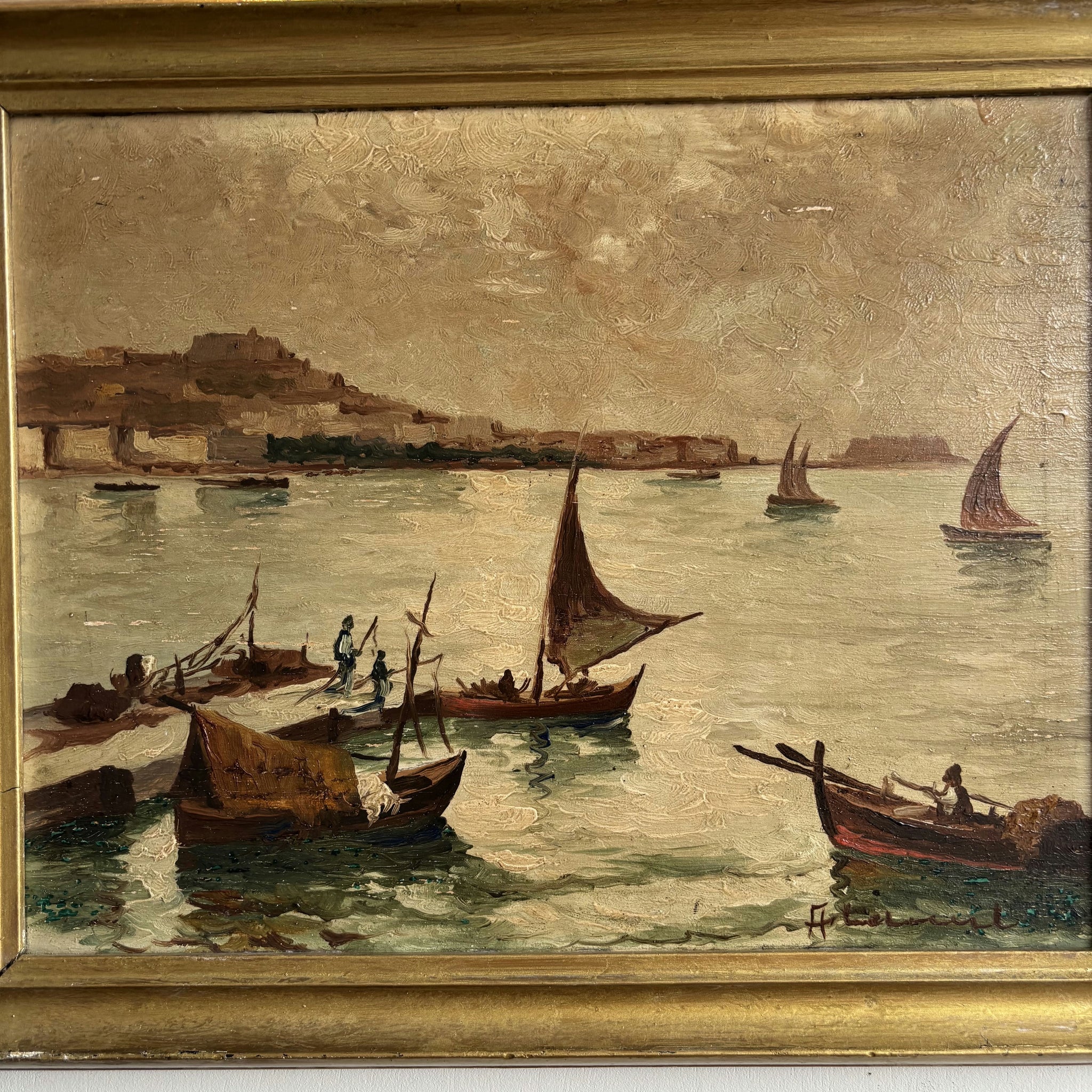 Refined Seascape Oil Painting 