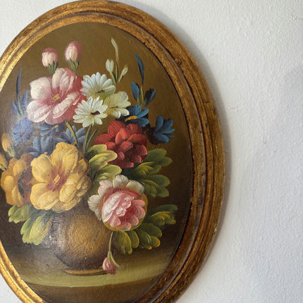 Traditional Oil Painting Flowery Still Life "Flower Bouquet" Small Artwork Holland Art Shop
