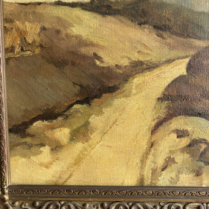 Rustic Landscape Oil Painting "Dusty Road" Authentic Artwork Holland Art Shop