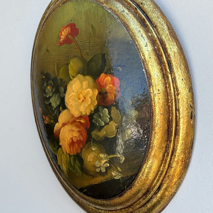 Handcrafted Floral Still Life Oil Painting "Yellow Roses" Italian Artwork Holland Art Shop
