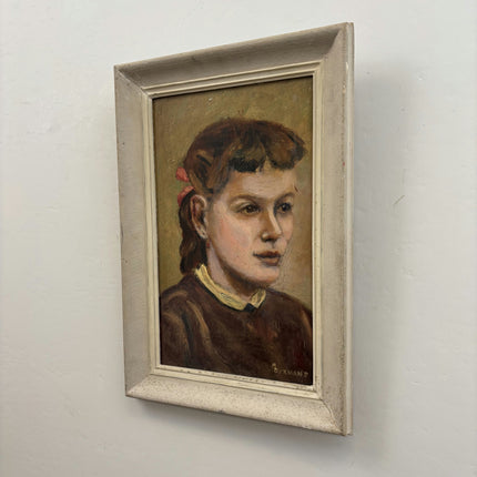 Classic Portrait Oil Painting "Young Girl" Refined Art Holland Art Shop