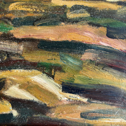 Detailed Landscape Oil Painting "Telephone Poles" Traditional Art Holland Art Shop