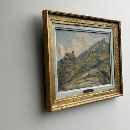 Handcrafted Landscape Oil Painting "Gold Frame" Traditional Artwork Holland Art Shop