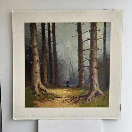 Classic Landscape Oil Painting "Pine Trees" Elegant Artwork Holland Art Shop