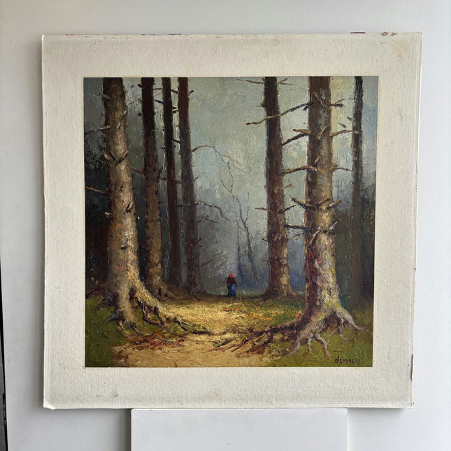 Classic Landscape Oil Painting "Pine Trees" Elegant Artwork Holland Art Shop