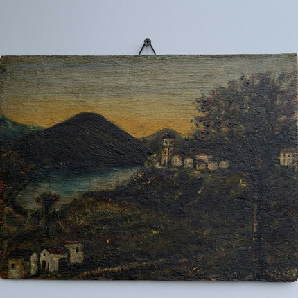 Elegant Landscape Oil Painting "Hanging Painting" Classic Small Artwork Holland Art Shop