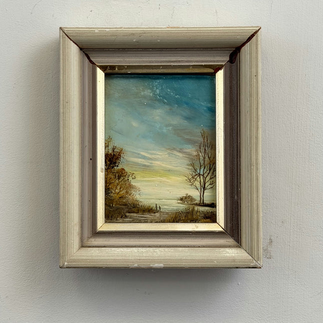 Vintage Landscape Oil Painting "Framed Painting" Authentic Small Art Holland Art Shop